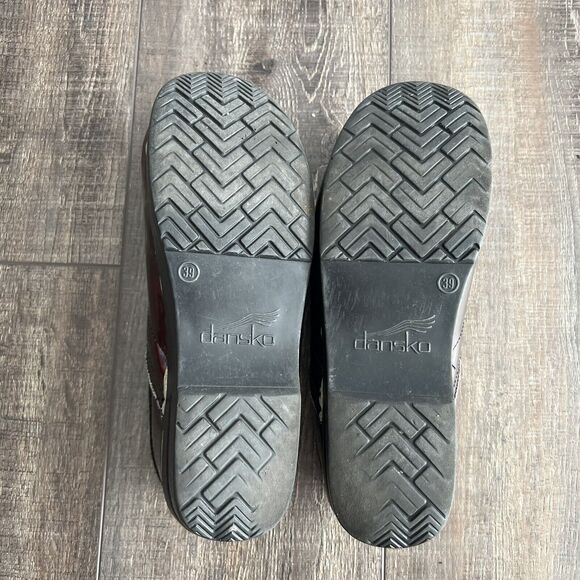 Dansko Professional Clogs Womens Brown Iridescent Patent Leather EU 39/US 8.5-9 - Picture 11 of 12